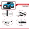 Dacia Sandero Stepway 2 2012-2020 Arası ile Uyumlu BASIC Model Ara Atkı Tavan Barı Gri 3 Adet