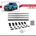Dacia Sandero Stepway 2 2012-2020 Arası ile Uyumlu BASIC Model Ara Atkı Tavan Barı Gri 3 Adet