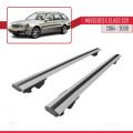 Mercedes E Class 3 (S211) 2004-2009 Arası ile Uyumlu HOOK Model Ara Atkı Tavan Barı Gri 2 Adet