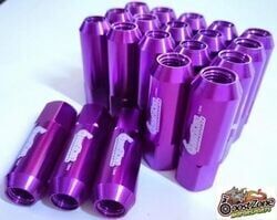 Renkli Uzun Bijon Takımı Mor