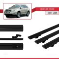 Lexus RX 2 (XU30) 2004-2009 Arası ile Uyumlu BASIC Model Ara Atkı Tavan Barı Siyah 3 Adet