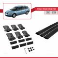 Renault Megane Grand Tour 2002-2008 Arası ile Uyumlu FLY Model Ara Atkı Tavan Barı Siyah 3 Adet