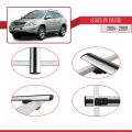 Lexus RX 2 (XU30) 2004-2009 Arası ile Uyumlu BASIC Model Ara Atkı Tavan Barı Gri 3 Adet