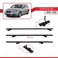 Volvo XC70 II (P24) 2008-2016 Arası ile Uyumlu BASIC Model Ara Atkı Tavan Barı Siyah 2 Adet