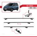 Fiat Doblo 3 2023 ve Sonrası ile Uyumlu BASIC Model Ara Atkı Tavan Barı Gri 3 Adet