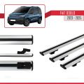 Fiat Doblo 3 2023 ve Sonrası ile Uyumlu BASIC Model Ara Atkı Tavan Barı Gri 3 Adet