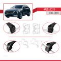 Mazda CX-9 2016-2023 Arası ile Uyumlu ACE-2 Model Ara Atkı Tavan Barı Siyah 2 Adet