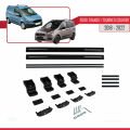 Ford Transit/Tourneo Courier Post-Facelift 2018-2022 Arası ile Uyumlu BASIC Model Ara Atkı Tavan Barı Siyah 2 Adet