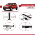 Dacia Sandero Stepway 2008-2012 Arası ile Uyumlu BASIC Model Ara Atkı Tavan Barı Gri 3 Adet