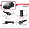 Toyota Corolla Spacio 2 (E120) 2001-2007 Arası ile Uyumlu ACE-1 Ara Atkı Tavan Barı Siyah 3 Adet