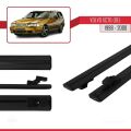 Volvo XC70 1998-2000 Arası ile Uyumlu BASIC Model Ara Atkı Tavan Barı Siyah 2 Adet