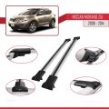 Nissan Murano 2 (Z51) 2008-2014 Arası ile Uyumlu FLY Model Ara Atkı Tavan Barı Gri 2 Adet
