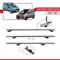 Ford Transit/Tourneo Courier Post-Facelift 2018-2022 Arası ile Uyumlu BASIC Model Ara Atkı Tavan Barı Gri 2 Adet