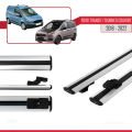 Ford Transit/Tourneo Courier Post-Facelift 2018-2022 Arası ile Uyumlu BASIC Model Ara Atkı Tavan Barı Gri 2 Adet