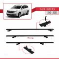 Dacia Logan 2 MCV (K52) 2013-2020 Arası ile Uyumlu BASIC Model Ara Atkı Tavan Barı Siyah 3 Adet