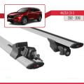 Mazda CX-5 I (KE) 2012-2016 Arası ile Uyumlu HOOK Model Ara Atkı Tavan Barı Gri 2 Adet