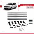Dacia Logan 2 MCV (K52) 2013-2020 Arası ile Uyumlu BASIC Model Ara Atkı Tavan Barı Gri 3 Adet