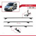 Opel Combo D 2012-2018 Arası ile Uyumlu BASIC Model Ara Atkı Tavan Barı Gri 2 Adet