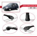 Toyota Corolla Spacio (E110) 1997-2001 Arası ile Uyumlu ACE-1 Ara Atkı Tavan Barı Siyah 3 Adet