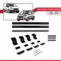 Ford Transit/Tourneo Courier Pre-Facelift 2014-2017 Arası ile Uyumlu BASIC Model Ara Atkı Tavan Barı Siyah 2 Adet