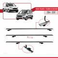 Ford Transit/Tourneo Courier Pre-Facelift 2014-2017 Arası ile Uyumlu BASIC Model Ara Atkı Tavan Barı Gri 2 Adet