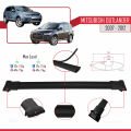 Mitsubishi Outlander 2 2007-2012 Arası ile Uyumlu FLY Model Ara Atkı Tavan Barı Siyah 2 Adet