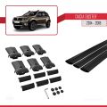 Dacia Duster (HS) Post-Facelift 2014-2017 Arası ile Uyumlu FLY Model Ara Atkı Tavan Barı Siyah 3 Adet
