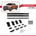 Ford Ranger (P375) 2011-2022 Arası ile Uyumlu BASIC Model Ara Atkı Tavan Barı Siyah 2 Adet