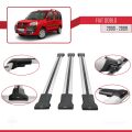 Fiat Doblo 2000-2009 Arası ile Uyumlu FLY Model Ara Atkı Tavan Barı Gri 3 Adet
