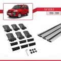 Fiat Doblo 2000-2009 Arası ile Uyumlu FLY Model Ara Atkı Tavan Barı Gri 3 Adet