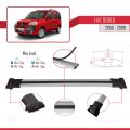 Fiat Doblo 2000-2009 Arası ile Uyumlu FLY Model Ara Atkı Tavan Barı Gri 3 Adet
