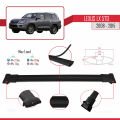 Lexus LX 570 2008-2015 Arası ile Uyumlu FLY Model Ara Atkı Tavan Barı Siyah 3 Adet