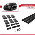 Ssangyong Korando 3 (C200) 2010-2019 Arası ile Uyumlu FLY Model Ara Atkı Tavan Barı Siyah 3 Adet