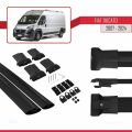 Fiat Ducato 3 2007 ve Sonrası ile Uyumlu FLY Model Ara Atkı Tavan Barı Siyah 2 Adet