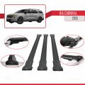 Kia Carnival 2025 ve Sonrası ile Uyumlu FLY Model Ara Atkı Tavan Barı Siyah 3 Adet