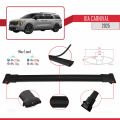 Kia Carnival 2025 ve Sonrası ile Uyumlu FLY Model Ara Atkı Tavan Barı Siyah 3 Adet
