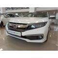 Honda Civic Fc5 2019-2021 Uyumlu Yedek Parça Ön Sis Kaşı Kaplaması Nikelaj (makyajlı Kasa)