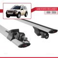 Land Rover Freelander (L314) 1998-2006 Arası ile Uyumlu HOOK Model Ara Atkı Tavan Barı Gri 2 Adet