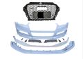 Audi A3 Sedan 2013-2016 Rs3 Full Ön Tampon ve Panjur Seti