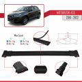 Mitsubishi ASX (GA) 2010-2022 Arası ile Uyumlu FLY Model Ara Atkı Tavan Barı Siyah 2 Adet