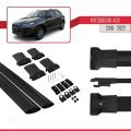 Mitsubishi ASX (GA) 2010-2022 Arası ile Uyumlu FLY Model Ara Atkı Tavan Barı Siyah 2 Adet