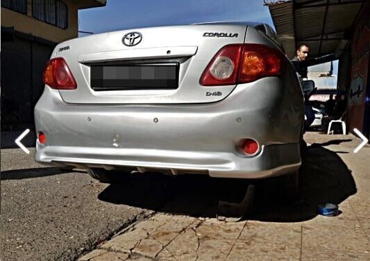 Toyota Corolla Uyumlu Yedek Parça Arka Tampon Eki