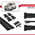 Toyota Land Cruiser V8 (J200) 2008-2021 Arası ile Uyumlu FLY Model Ara Atkı Tavan Barı Siyah 2 Adet