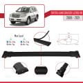 Toyota Land Cruiser V8 (J200) 2008-2021 Arası ile Uyumlu FLY Model Ara Atkı Tavan Barı Siyah 2 Adet