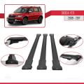 Skoda Yeti 2009-2017 Arası ile Uyumlu FLY Model Ara Atkı Tavan Barı Siyah 3 Adet