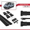 Nissan Primastar 2001-2014 Arası ile Uyumlu FLY Model Ara Atkı Tavan Barı Siyah 2 Adet