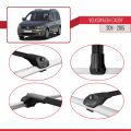 Volkswagen Caddy 3 (2K) 2011-2015 Arası ile Uyumlu ACE-1 Ara Atkı Tavan Barı Siyah 4 Adet
