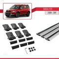 Skoda Yeti 2009-2017 Arası ile Uyumlu FLY Model Ara Atkı Tavan Barı Gri 3 Adet