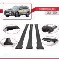 Subaru Outback 2020-2024 Arası ile Uyumlu FLY Model Ara Atkı Tavan Barı Siyah 3 Adet