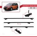 Volkswagen Touran Cross Pre-Facelift 2007-2010 Arası ile Uyumlu BASIC Model Ara Atkı Tavan Barı Siyah 2 Adet